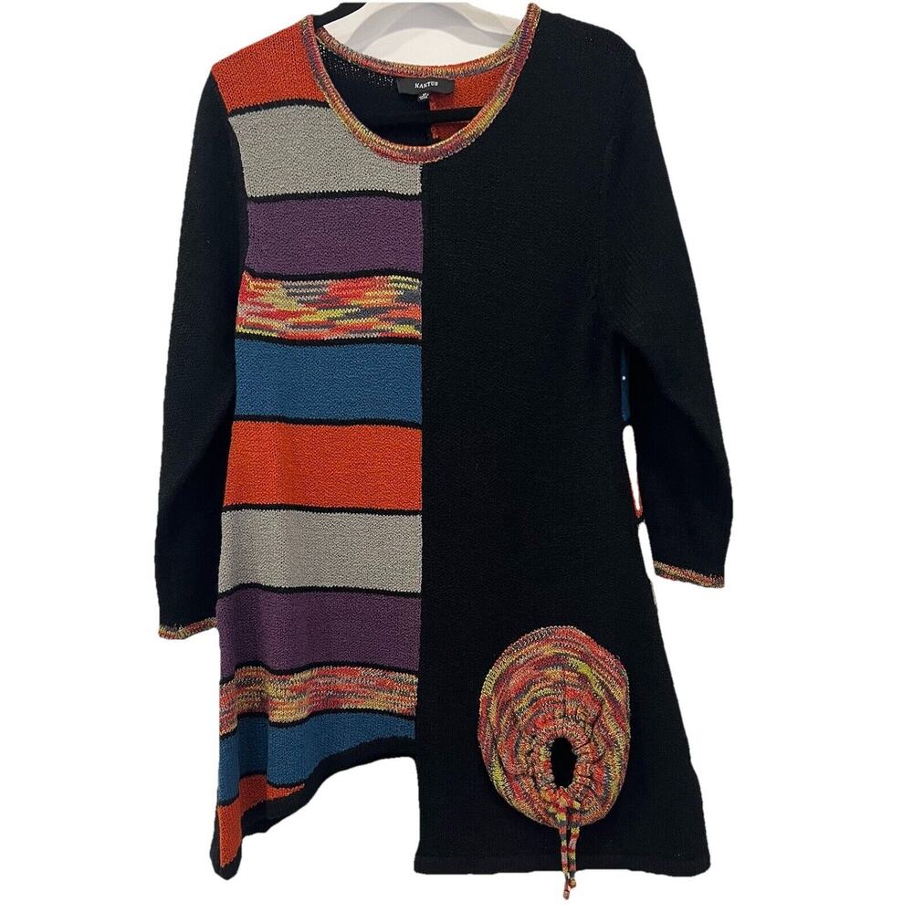 KAKTUS Knit Pullover Hi-Lo Tunic Sweater SIZE Medium